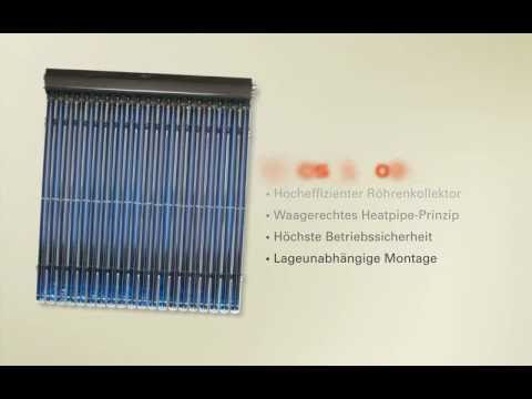 Viessmann Solaranlagen mit Vitosol 200-T Vakuumröhrenkollektoren auf www.unidomo.eu