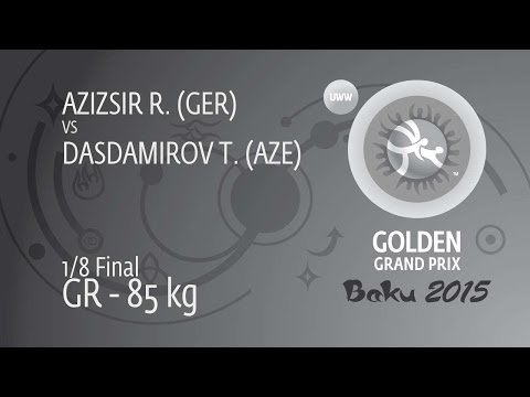 1/8 GR - 85 kg: R. AZIZSIR (GER) df. T. DASDAMIROV (AZE), 7-0