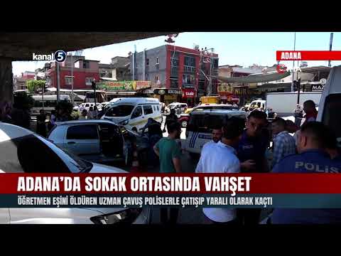 Öğretmen Eşini Öldüren Uzman Çavuş Polislerle Çatışıp Yaralı Olarak Kaçtı