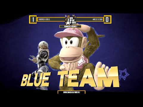 Ultra WBB #161 | Yaboku & Gio.G. vs 4MELEE & Dad - Winners Round 1 - Super Smash Bros. for Wii U