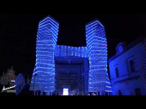 Mariano Light - Scorrano - Santa Domenica 2015 1° accensione musicale Luminarie