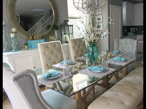 Dining Room Decor with Mirrors