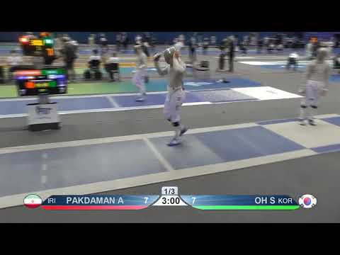 Budapest 2021 SMS - L32 - Pakdaman IRI v Oh KOR