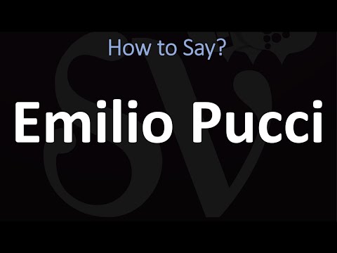 How to Pronounce Emilio Pucci? (CORRECTLY)