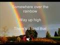 Judy Garland - Somewhere over the rainbow lyrics ...