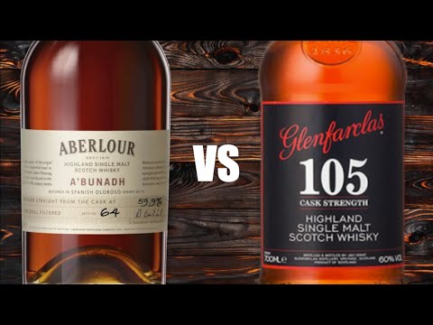 Aberlour A'bunadh vs  Glenfarclas 105 Highland Single Malt Scotch Whisky