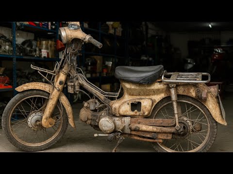 Thumbnail for 1981 Honda Super Cub 50cc BACK TO LIFE! | Full Restoration by Honda Super Cub