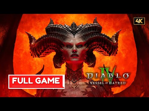 DIABLO 4 VESSEL OF HATRED SPIRITBORN Gameplay Walkthrough FULL GAME [4K 60FPS] - No Commentary