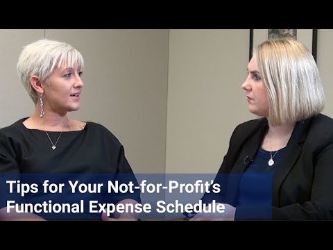 Tips for Your Not-for-Profit’s Functional Expense Schedule