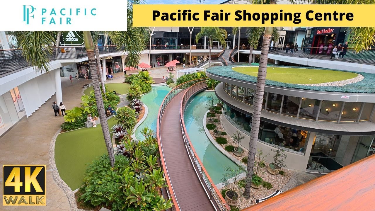 Dive into a virtual stroll at Pacific Fair Shopping Centre.