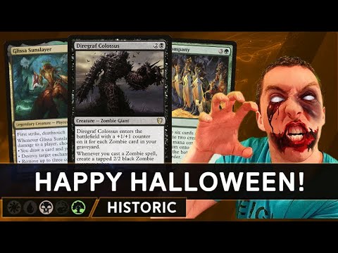🎃 Happy Halloween!  🎃 - ⚫🟢 - Golgari Zombies - Historic