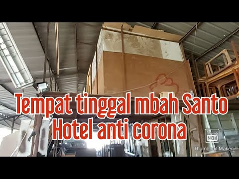 MELIHAT TEMPAT TINGGAL MBAH SANTO DI BENGKEL LAS | POTRET KEHIDUPAN  KAUM BURUH