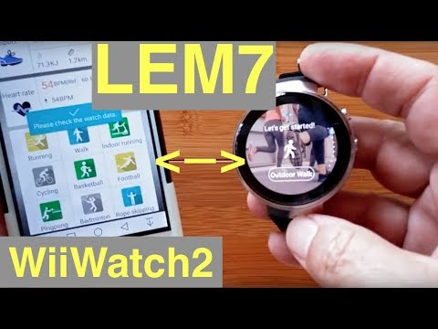 LEMFO LEM7 4G Cell 1GB/16GB Android 7 Smartwatch: Tethering to new WiiWatch2 App