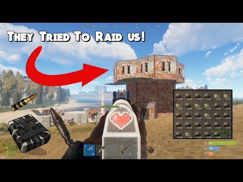 Rust - Countering a Raid on our Base (Rust PvP , Raiding, Raid Defense)