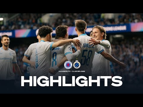 FC Rangers 1-3 Club Brugge Koninklijke Vereniging KV