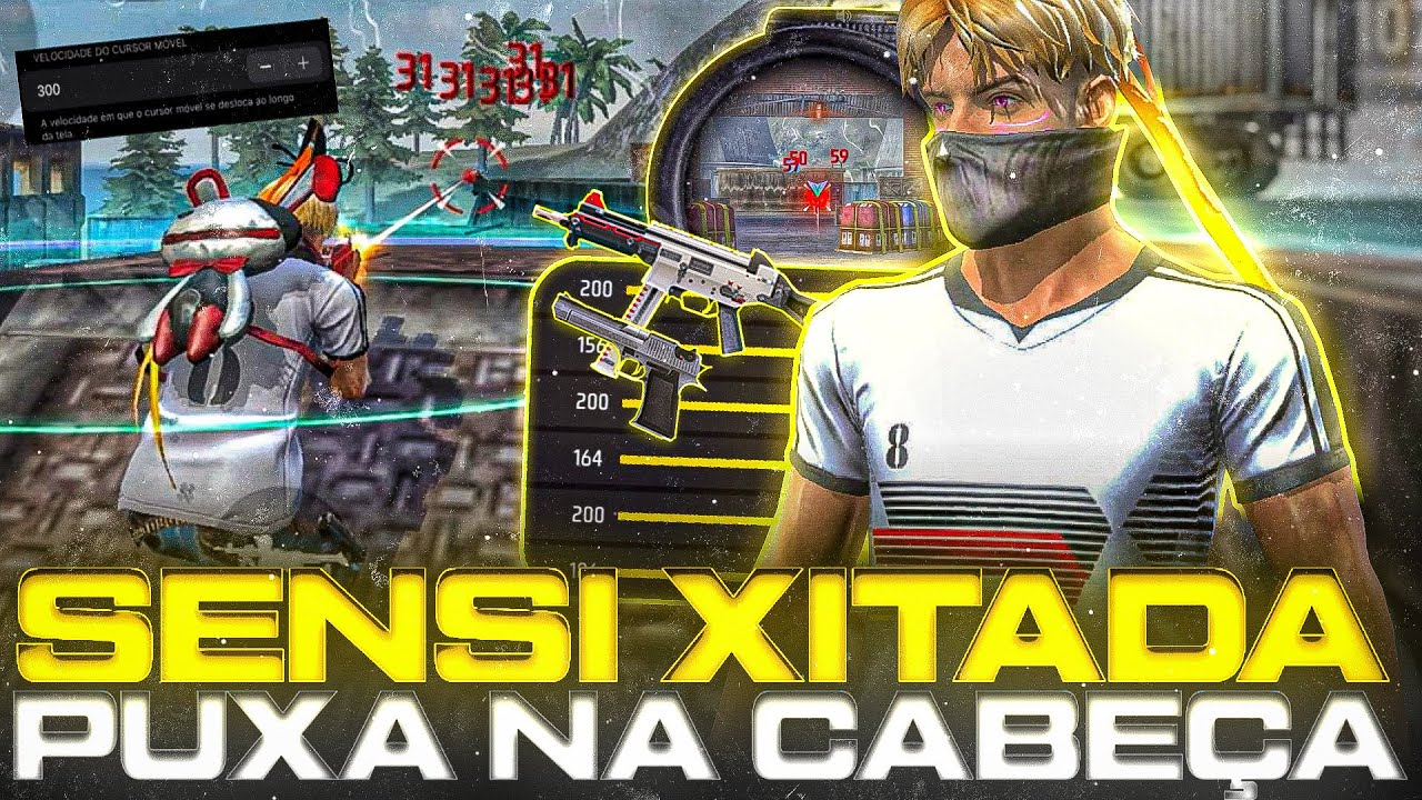 DEPOIS DA ATUALIZAÇÃO! 😱⚙️ A MELHOR SENSIBILIDADE PARA SUBIR CAPA NO IPHONE FREE FIRE