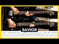 Savior Rise Against Tabs Guitar Lesson Cover Backing Track Tutorial All Guitar Parts