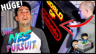 TheNesPursuit Classic - HUGE World Of Nintendo Display Cab 😱MASSIVE Game Room Collection Tour