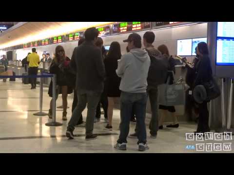 121111 Sistar @ LAX Airport Departure [SBS Kpop Super Concert]