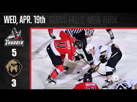 4/19/23 Adirondack Thunder 5 vs Newfoundland Growlers 3