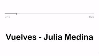 Cover  Vuelves - Julia Medina