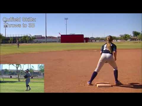 Isela Arenivas Softball Skills Video - 2018 Outfield 2B