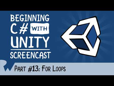 For Loops Beginning C with Unity raywenderlich com