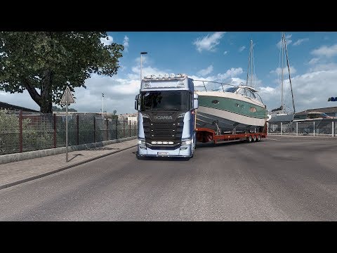 ETS2 1.30.1.3s - Scania S NextGen - Marseille (F) - Nice (F) Luxury Yacht WorldOfTruck ext.order