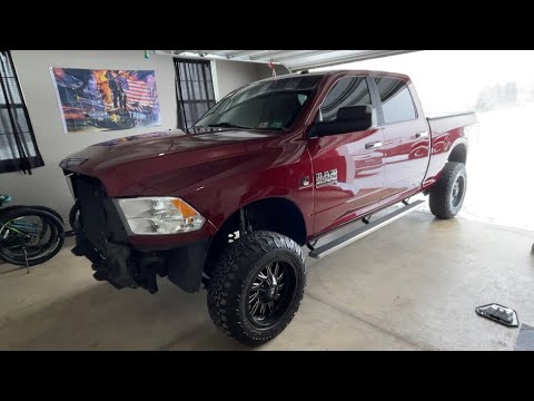 (Part 1) Removing the chrome bumpers off my 2018 Cummins to get paint matched.