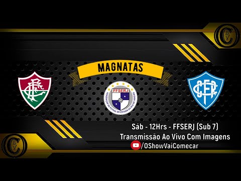 Fluminense x Canto do Rio - Sub 7 - FFSERJ AO VIVO COM IMAGENS