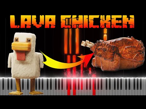 Steve's Lava Chicken - A Minecraft Movie | Piano Tutorial