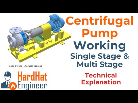 Centrifugal Pump Working Principle – Single Stage Multistage Pump