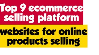 Top marketplaces to sell products online in india | best online selling platforms