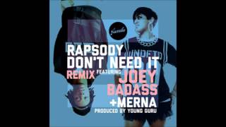 Rapsody Ft Joey Badass Don't Need it Remix