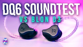 Video thumbnail for KZ DQ6 Soundtest vs Blon 03 - Dynamic Driver Head to Head! by zpolt