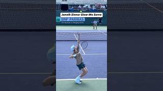 Jannik Sinner serve in slow motion 🚀