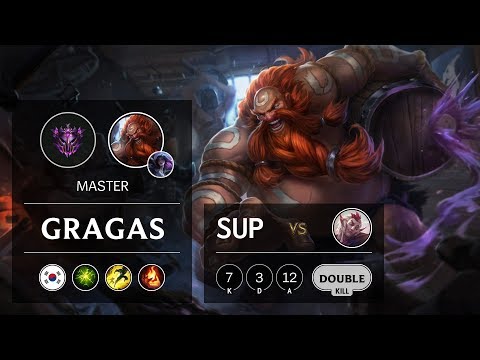 Gragas Support vs Rakan - KR Master Patch 9.21