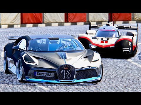 Bugatti Divo vs Porsche 919 EVO - Highlands