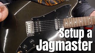 Video thumbnail for How To Setup a Squier Jagmaster Guitar by The Guitar Manifesto