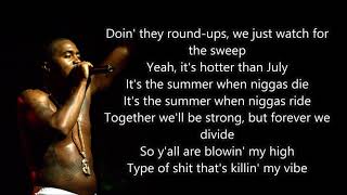NAS - Cops Shot the Kid .ft Kanye West (Lyrics)