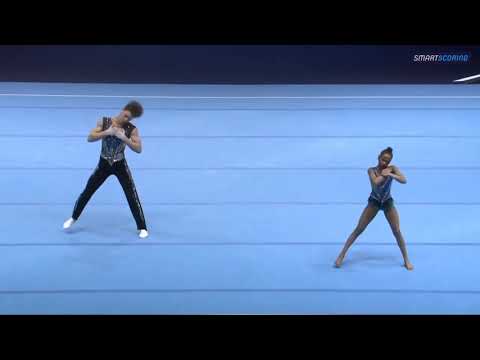 2022 Mixed Pair Combined Final (12-18) - Toby & Anisa - World Acrobatics - GBR - Richmond