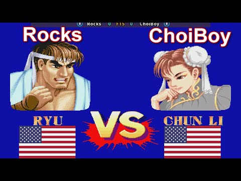 Street Fighter II': Hyper Fighting - Rocks vs ChoiBoy