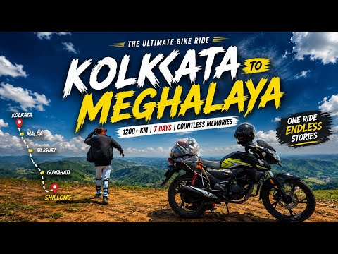 Kolkata to Meghalaya with HONDA SP 125 | Official Trailer