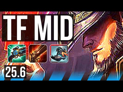 TWISTED FATE vs YASUO (MID) | KR Master | 25.6