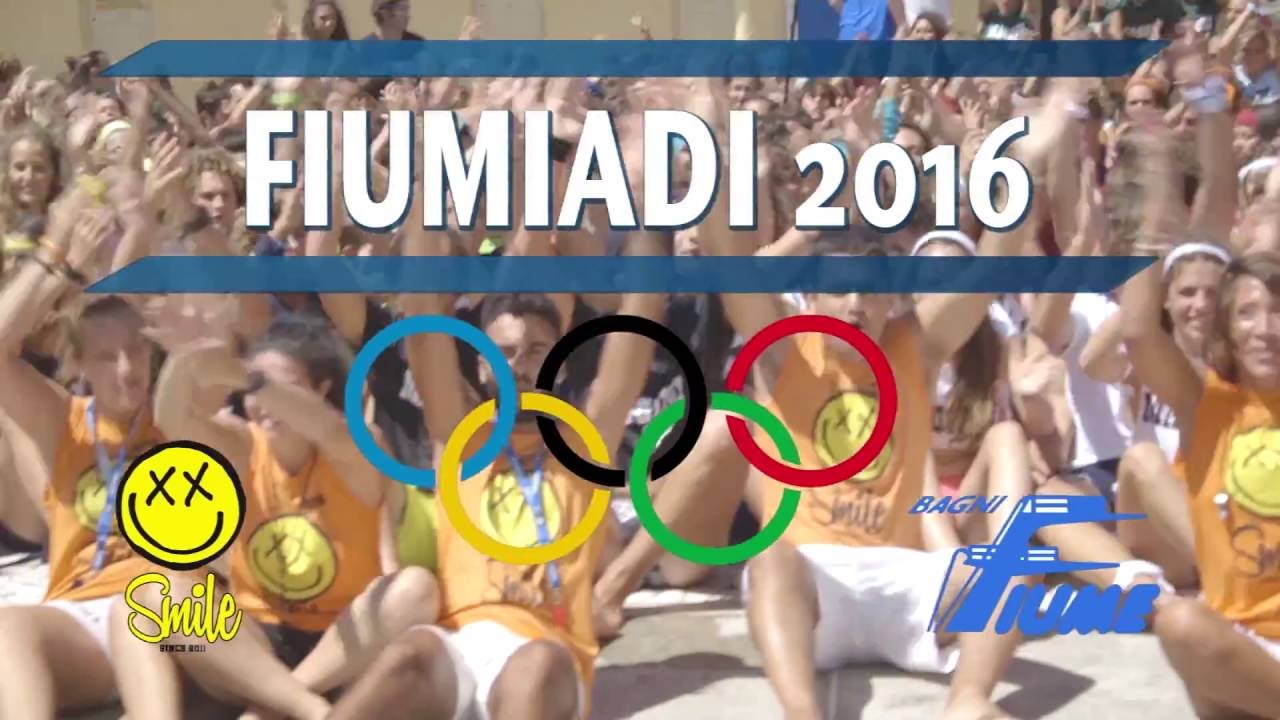 Video shoot of the summer event "Fiumiadi"