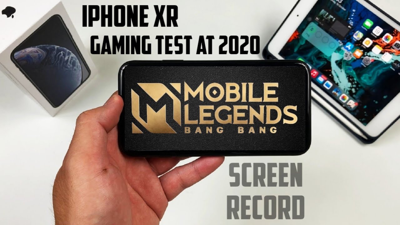 iPhone XR Gaming Test Mobile Legends at 2020 using Screen Record & Graphics Setting