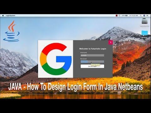 Java How To Design Login Form In Java Using Netbeans Part 2