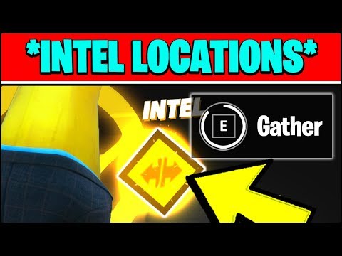 HOW TO GATHER INTEL DURING SPY GAMES OPERATION MATCHES & INTEL LOCATION (Fortnite Season 2 Week 9)
