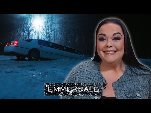 Lisa Riley Teases Which Limo Crashed into the Lake | Emmerdale
