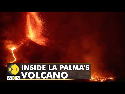 Inside La Palma's volcano: Gas emissions & high temperatures continue | World English News | WION